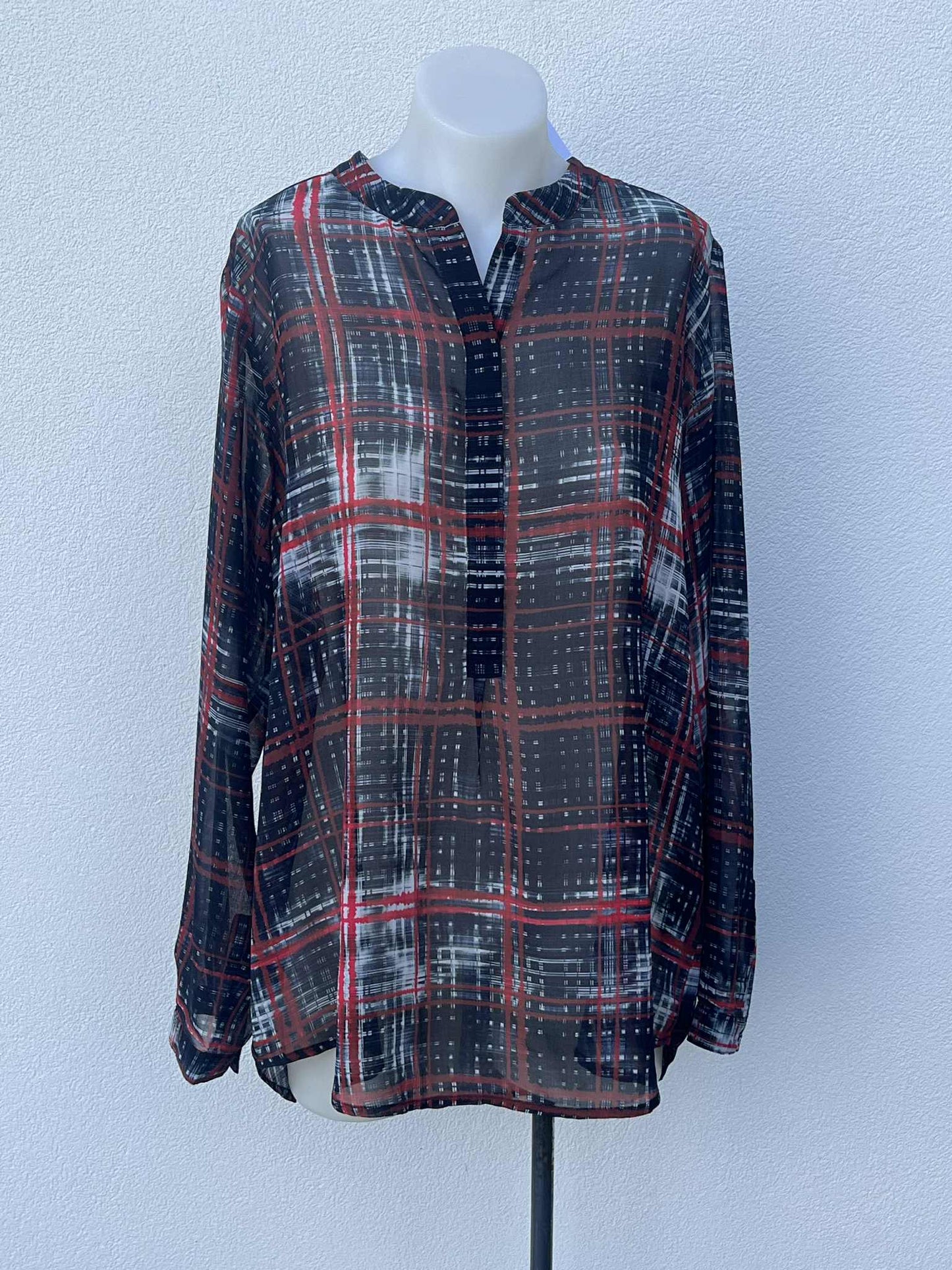 Storm Tartan Top Sz12