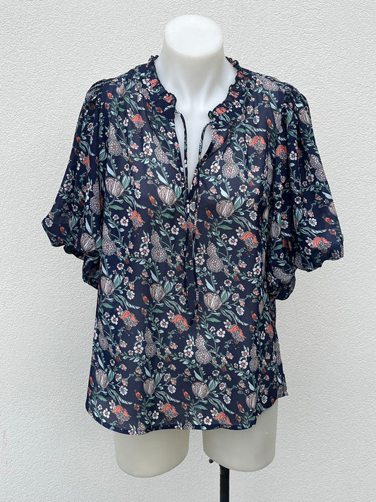 Ivy & Jack Floral Top - Sz 10