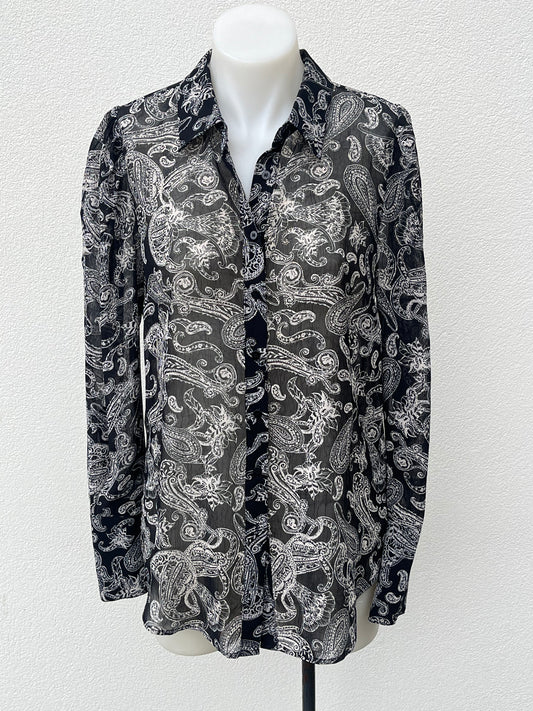 Storm Paisley Shirt - Sz 8