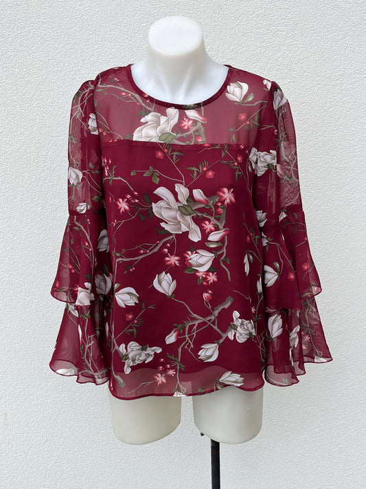 Seeking Lola Floral Top - Sz 8
