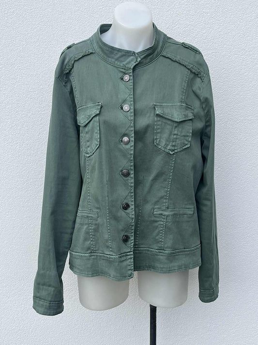 Threadz Khaki Jacket Sz 18