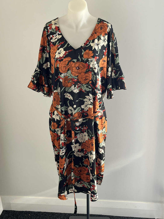 Gloss Floral Dress - Sz 12